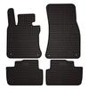 Alfombrillas de goma para coche para: BMW 4 F32 Gran Coupé (2013-) - negras, ajustadas