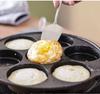 Non-Stick Cast Iron Egg Burger Mold & Dumpling Pan