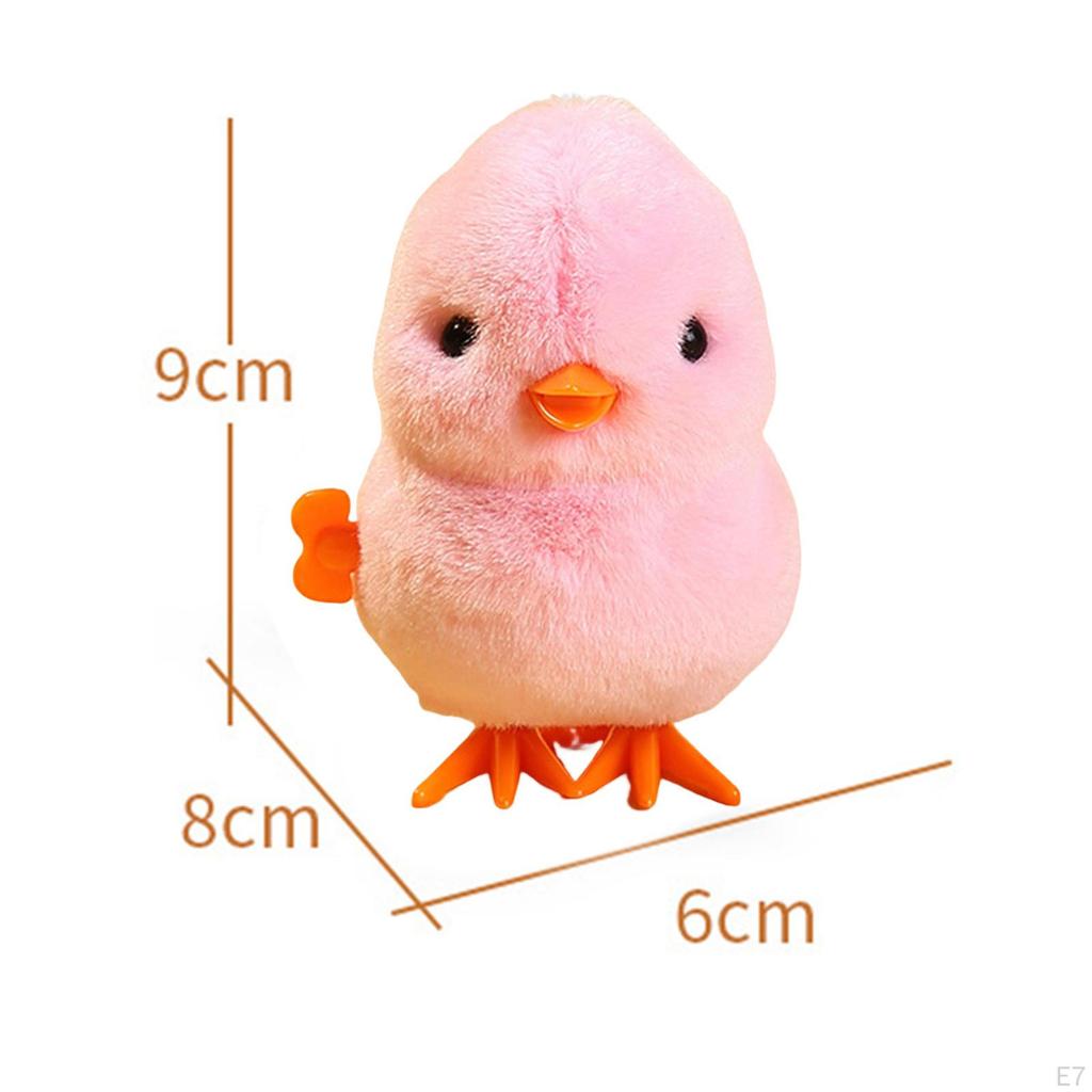Plush Toy, Chick Toys, Realistic Stuffed Duck Jumping Cartoon Clockwork