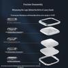 Aluminum Alloy Shell Key Case for Zeekr 001/007X/7X/009 Smart Key Cards