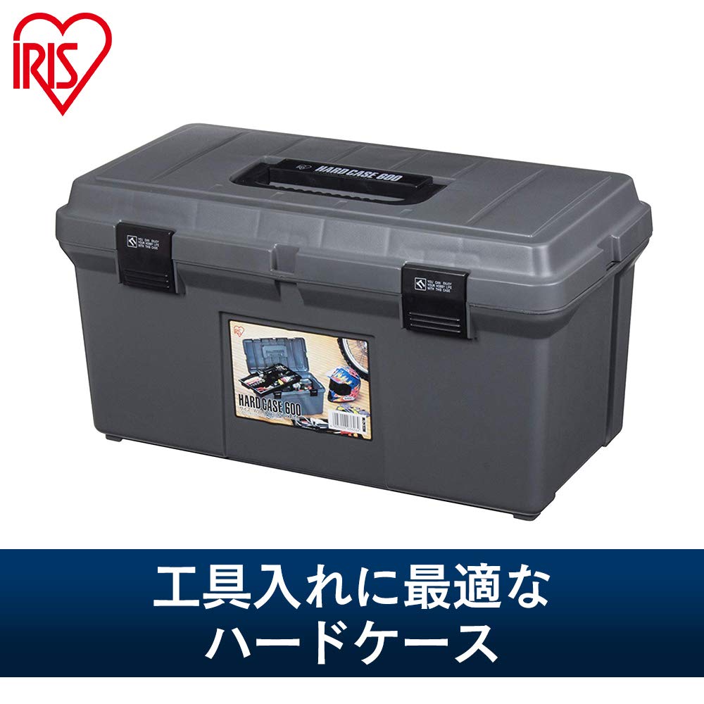 Cutie de scule Iris Ohyama, geantă rigidă, 600 gri, adâncime 28 x înălțime [lățime aprox.]. 53,6 aprox.. 27,8 cm]