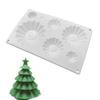 Bakeware Christmas Tree Cake Mold 3D Mousse Mold Soap Chocolate Mould  Christmas Decoration
