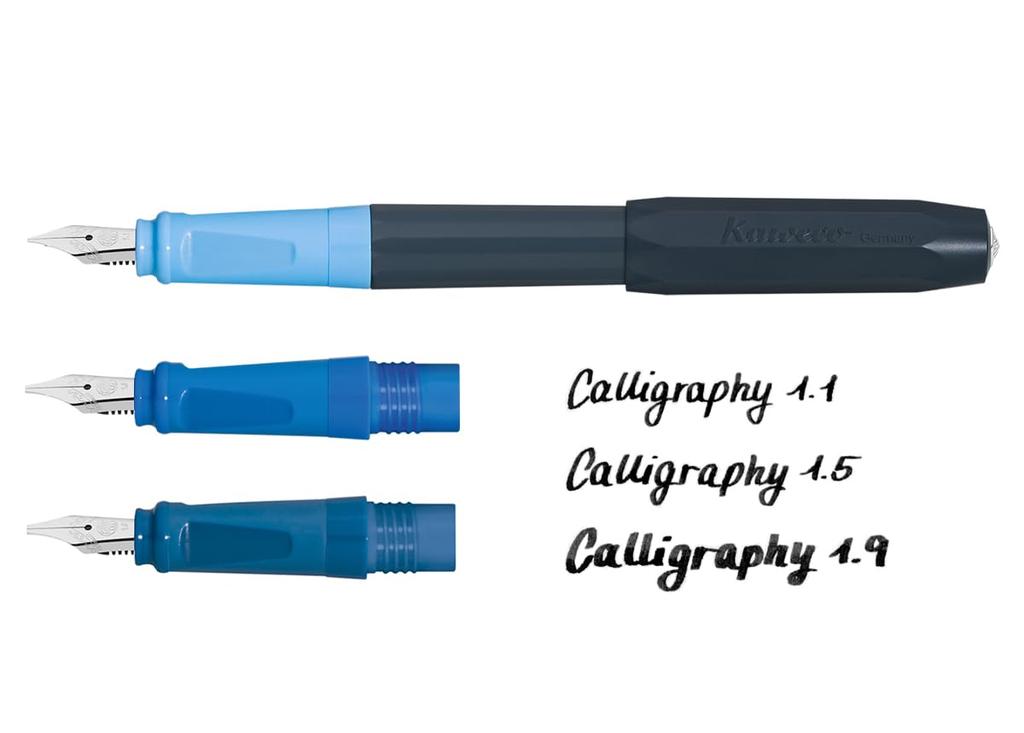 Kaweco Calligraphy Set Pakeo Blue 10002092 Imported 1.1/1.5/1.9mm (Genuine Product)