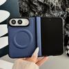 For iPhone Duo Fold Case Luxury PU Leather Skin-friendly Magnetic Protective Back Cover MagSafe Wireless Charging Phone Shell