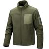 Veste Homme Col Montant Décontractée Extérieure Multi-poches Flocons Veste Homme Grande Taille Veste Vêtements Homme