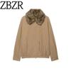 Za New Fall Women's Clothing 2025 Fashion Wind Fashion Artificial Fur Pilot Jacket 0155248 751