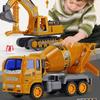 Pull Back Car Engineering Construction Truck Plastic Construction Dump Truck  Boys Toys