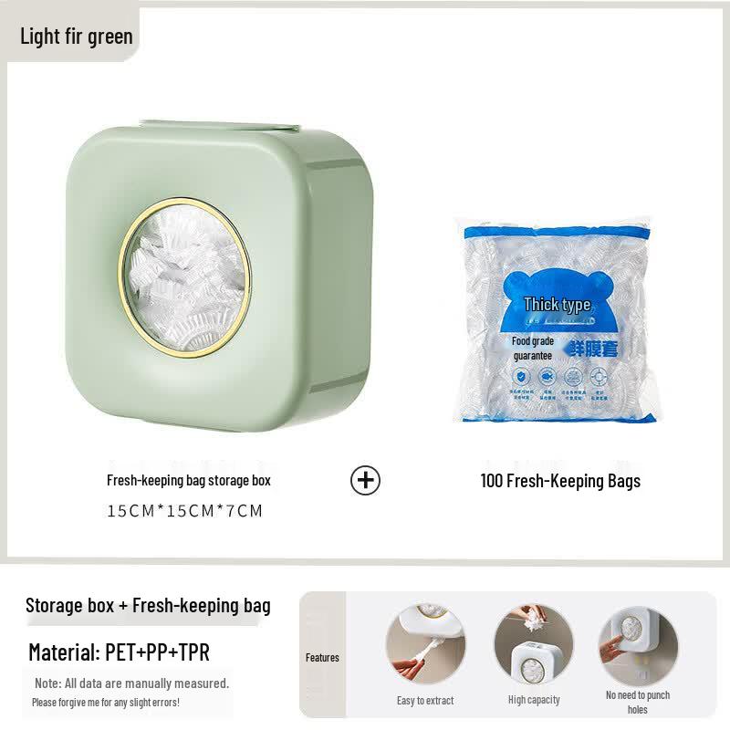 Pinhuan Wall-Mounted Cling Film Dispenser & Storage Box