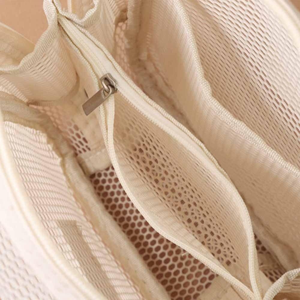 Large Capacity Transparent Makeup Bag Shell Pillow Makeup Pouch Cute Mesh Cosmetic Bag Lady