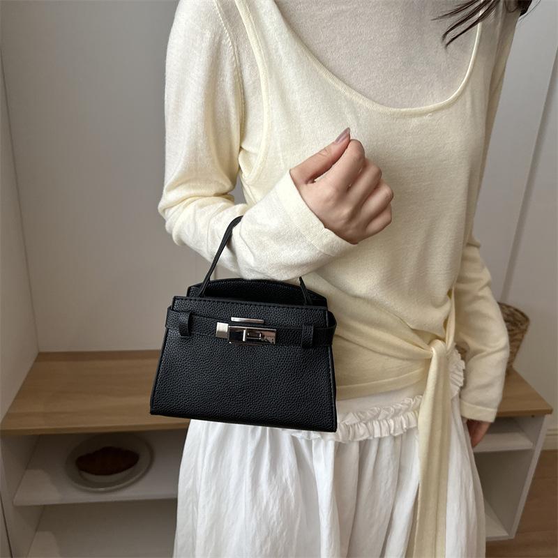 New Fashion Korean Bag, Small Fresh Texture, Shoulder Bag, Niche Simple Commuting, Shopping, Small Square Bag Girl