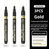 6/1pcs Chrome Pen Marker Reflective Mirror Electroplating Paint Repair Marker For Rock Ceramic Glass 0.8/1/2mm Nib Art Craftwork