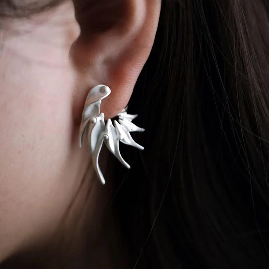 Unique Sea Themed Studs Earrings Ear Studs Fashion Ears Jewelry Alloy Texture Suitable for Various Occasion Wear