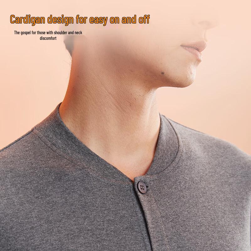 Hengyuanxiang Men's Cotton Thermal Base Layer Set HYX8015