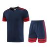 Mens Quick-Dry Sport Set Running Gym Training Short Sleeve Top Shorts Breathable Athletic Wear