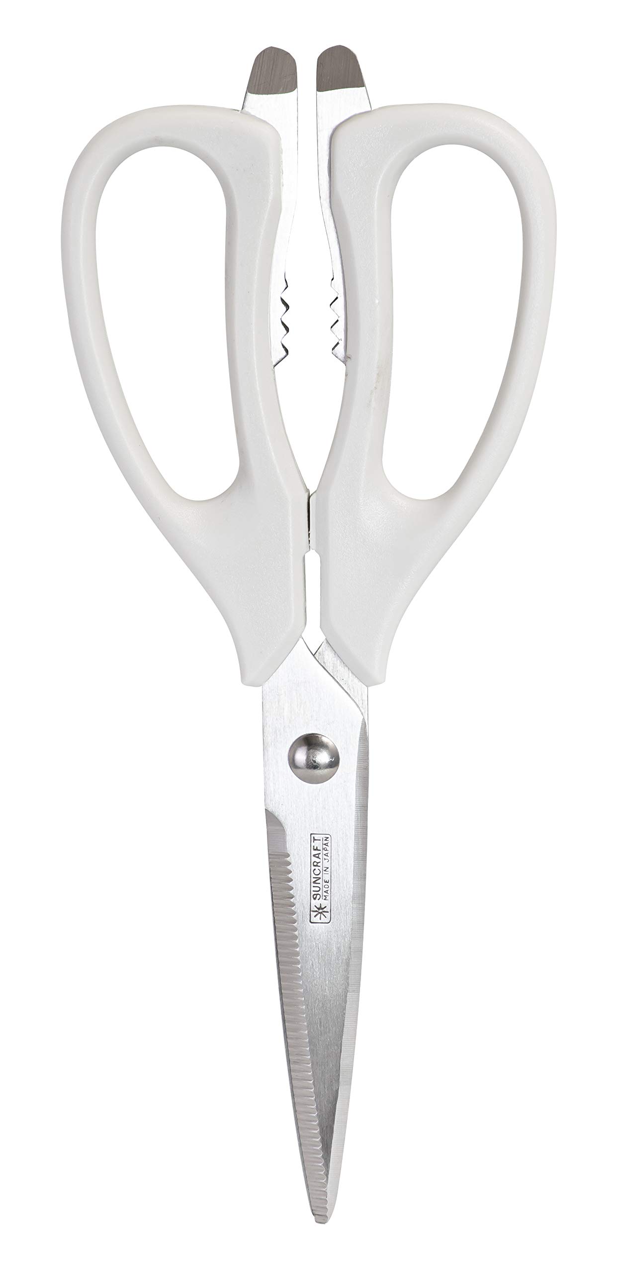 Suncraft Misa Nabana Мягкие кухонные ножницы, сделано в белом цвете, Япония, BS-236, белый