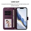For iPhone 15 Pro Max Leather Case Wallet Stand Phone Cover with Wrist Strap