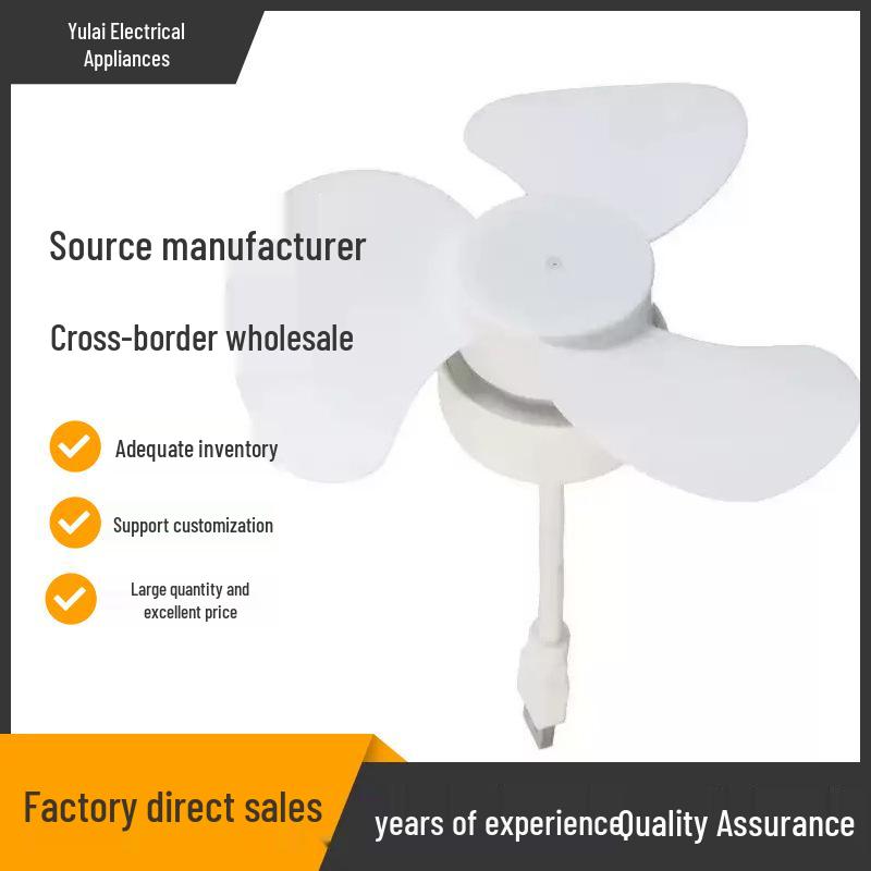 

USB Portable Silent Fan for Mobile, Student, Power Bank, and Computer Use 24x14 белый