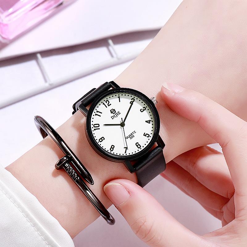 Best-selling quartz watch with high appearance level, trendy and simple student watch, luminous quartz watch