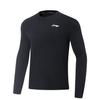 Men's Running Quick-Dry Long Sleeve T-Shirt Black ATLV285-1