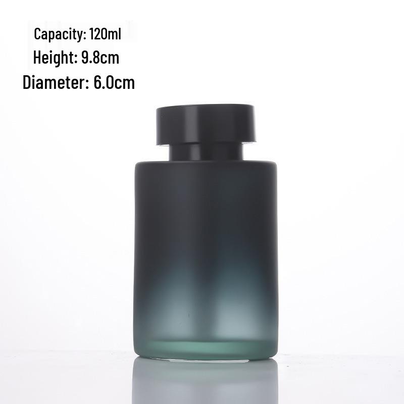120ml Gradient Frosted Glass Aromatherapy Essential Oil Diffuser Bottle