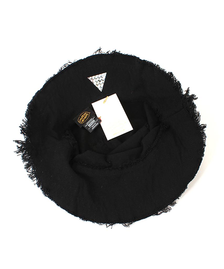 Yunibeosyeolkemiseuteuli Bubble Black Vintage Bucket Hat