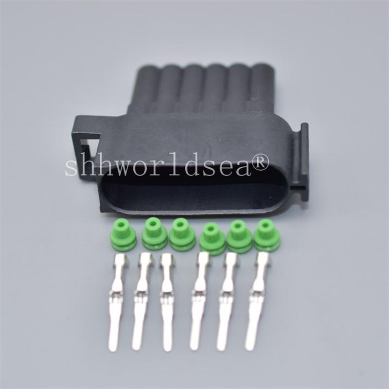 1Sets 6 Pin 4M51-9F836-BK Auto Accelerator Pedal Car Connector For Volvo For  Ford 1.6TDCI Accelerator Throttle Car 4M5T-14A464