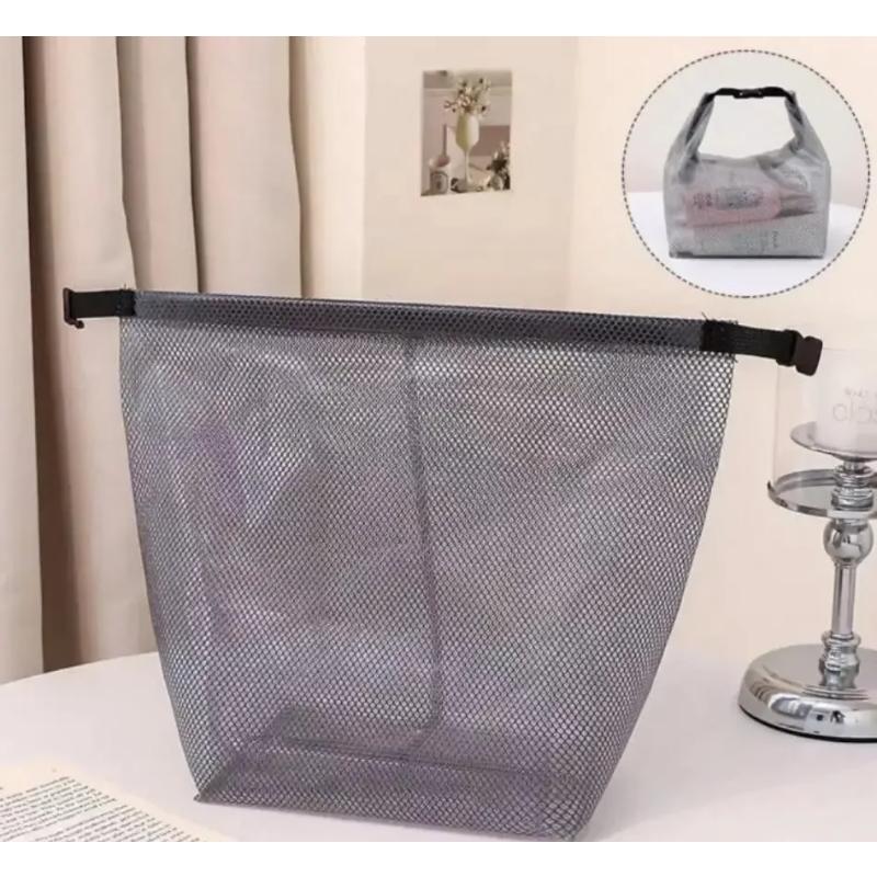 

Ручні сумки для зберігання, Одяг для фітнесу, Сумки для басейну, Мішки на шнурках великої місткості, Сумки для засобів для купання на відкритому повітрі для чоловіків L сірий