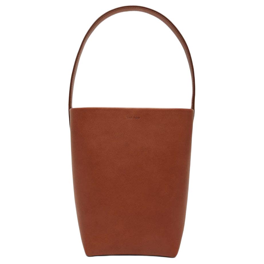 

The Row N/S Park Logo Calfskin Tote Bag Women Tote Bags Brown W1314-L72 Basic Set (Bag+Dust Bag)