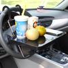 Foldable New Car Computer Rack with Drawer Shelf Car Steering Wheel Seat Back Laptop Tray Food Drink Table Holder