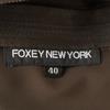 FOXEY NEW YORK vyrobené v Japonsku Midi dĺžka Skladaná sukňa 40 Hnedá Dámska Použitá
