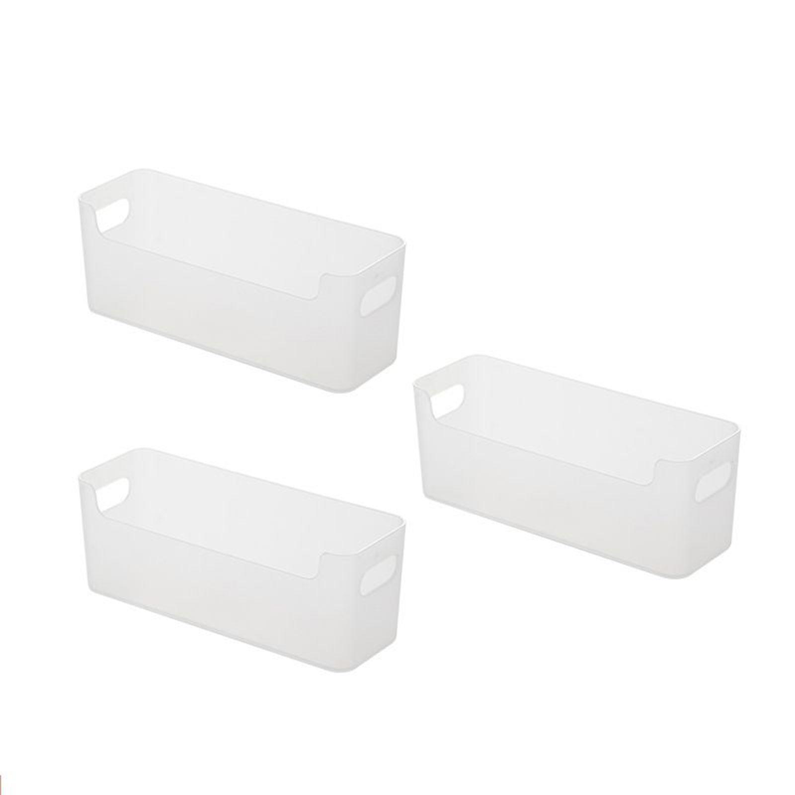 

Набор из 3 настенных ящиков для хранения для ванной комнаты. Легкая установка, не требует сверления. Органайзер, водонепроницаемый держатель для кухонных аксессуаров. S прозрачный