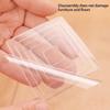 4Pcs Self Adhesive Silent Table Foot Mat Transparent Sofa Chair Foot Fixed Pads  Sofa Corner