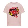 Hot Stuff Womens/Ladies Flaming Love Devil Graffiti T-Shirt