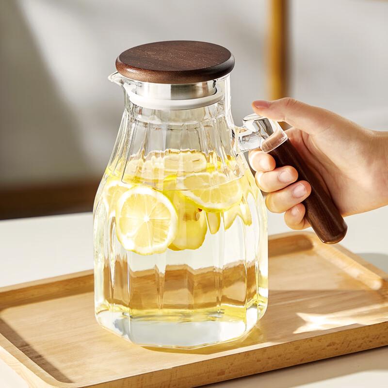 Heat-Resistant Glass Water Pitcher