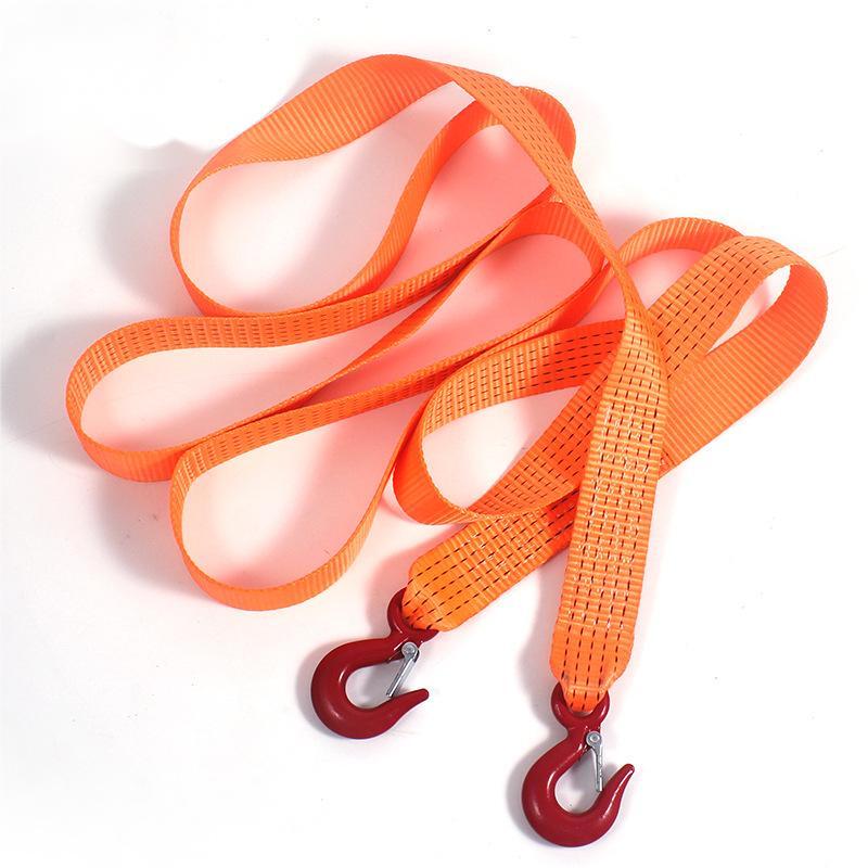 Heavy Duty Tow Strap with Hooks