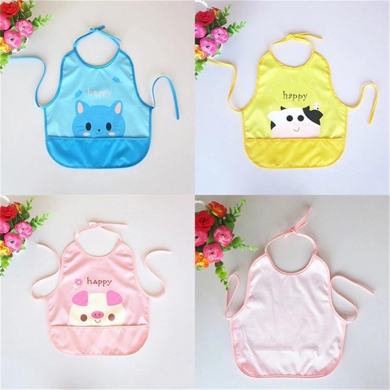 Newborn Cartoon Waterproof Aprons Baby Bibs for Boy&Girl Burp Cloths New Design Bibs Feeding Baby Saliva Towel for Baby Care
