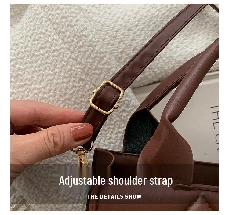 Geantă Tote Diamant Modă Simplă 2024 - Geantă de Umăr Messenger de Primăvară cu Capacitate Mare pentru Femei