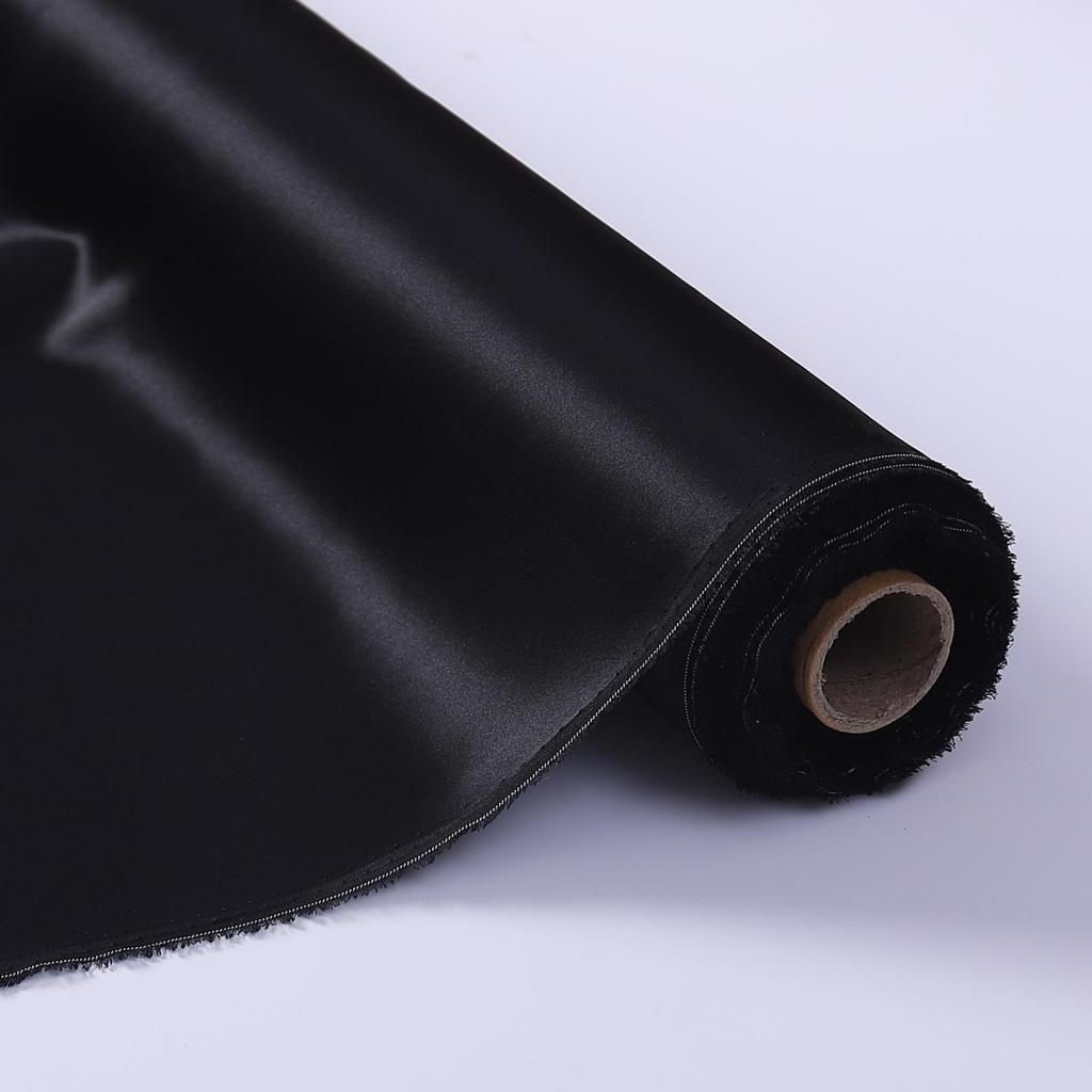 22 Momme Heavyweight Mulberry Silk Crepe Satin Fabric for Fashion Pajamas, 140cm Width