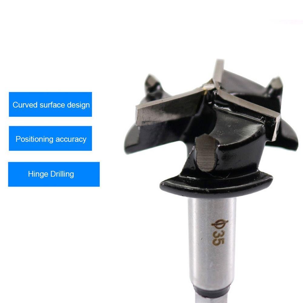 35mm Hole Opener Alloy Jig Drill Bits Portable Punch Tool  Woodworking