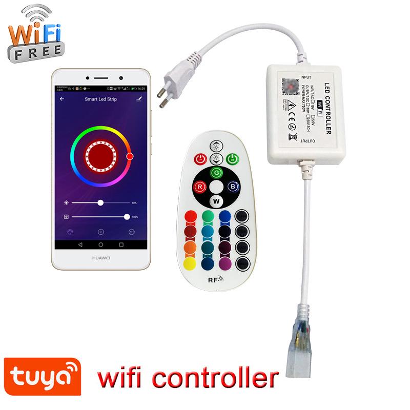 Tuya Smart WiFi RGB LED Light Strip Controller (110V/220V)