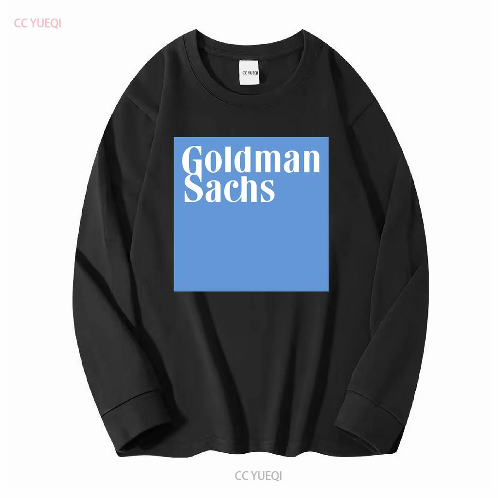 Goldman Sachs Logo T Shirt USA Size S XXL Long or Short Sleeves Vintage Washed Stylish Stretched Comfortable Versatile Graphic