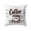 Coffee Time Pattern Decorative Cushions Pillowcase Polyester Cushion Cover Throw Pillow Sofa Decoration Pillowcover Home Decor