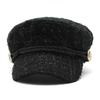 Hat Female Tide Small Fragrant Style Beret Versatile Octagonal Hat Spring Internet Celebrity British Retro Cap