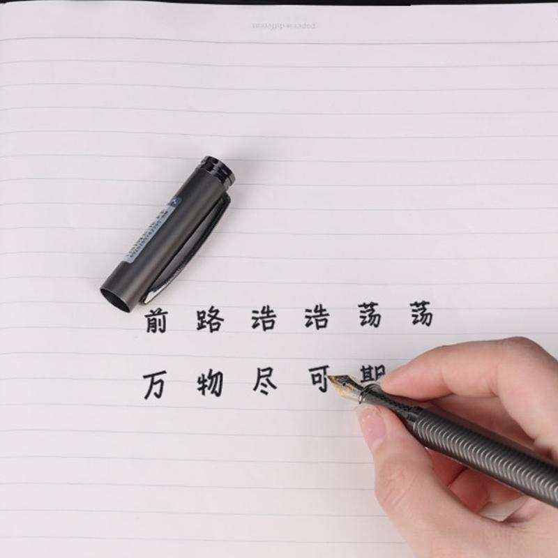 Refillable Metal Executive Pen 0.5mm Medium Point Fountain Pen Great For Office Business Writing And Document Signing