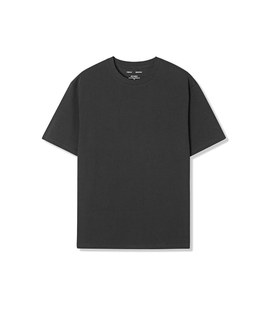 ADHOC 2Pack Unisex Standard Fit Short Sleeve T-Shirt (Black) (Hcrst30)