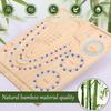 Bamboo Bead Board for Jewelry Making Beading Tray with Measurement for Necklace and Bracelet Making Kit 10.24 X 9.45 Inch