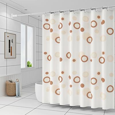 Cortina de Ducha Impermeable Estampada Moderna Resistente al Moho Duradera Cortina de Ducha con Ganchos Cortinas para Bañera Accesorios de Baño