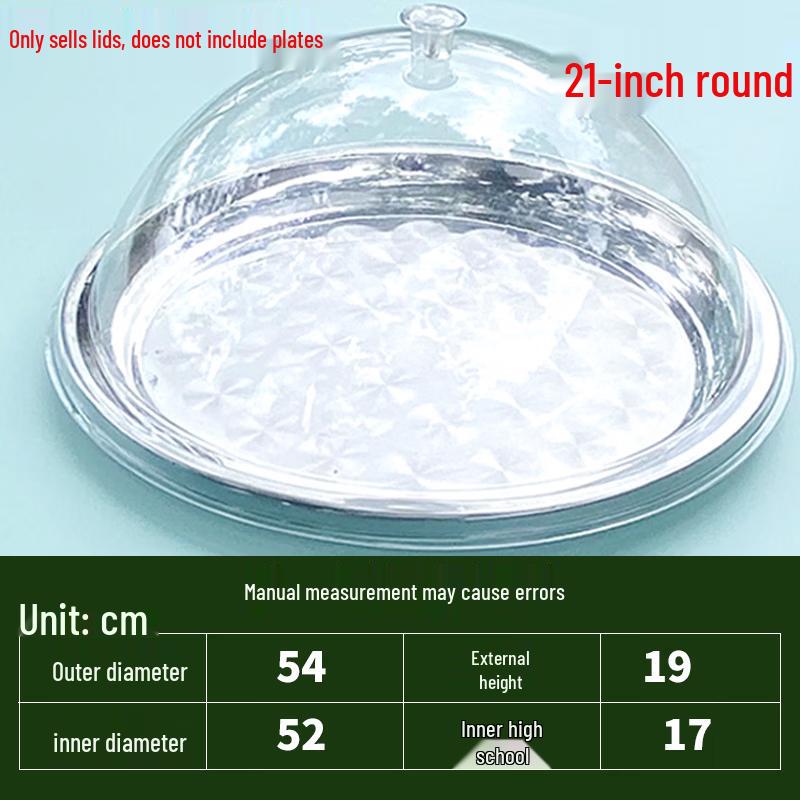 Round Plastic Food & Bread Dust Cover
