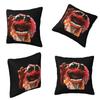 Animal Drummer Square Pillowcase Cushion Cover Decorative Pillow Case Throw Pillow Cover for Home Bedroom Car