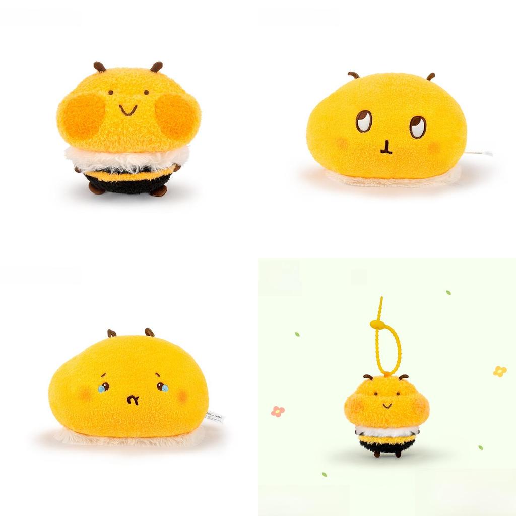 Peluche de Abeja con Felpa Corta Súper Suave para Regalo de Cumpleaños y Confort a la Hora de Dormir